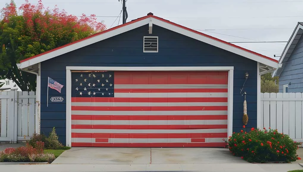 Rebuilt garage Door